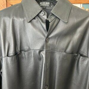 Missani L.E.  CollezionI Large full  Leather  shirt